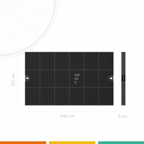 Filtre à Charbon Compatible Hotte De Dietrich 9029793768 92X3609 4 Filtre à Charbon Compatible Hotte De Dietrich 9029793768 92X3609 – Image 2