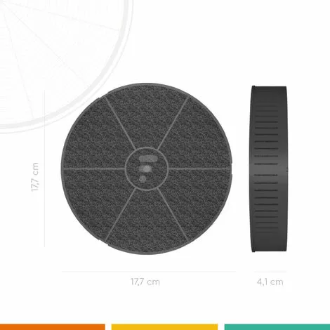 DE DIETRICH Elica CFC0038668 - Jeu De 2 Filtres à Charbon Actif Pour Hotte De Cuisine Elica (CFC0038668) 4 DE DIETRICH Elica CFC0038668 - Jeu De 2 Filtres à Charbon Actif Pour Hotte De Cuisine Elica (CFC0038668) – Image 2