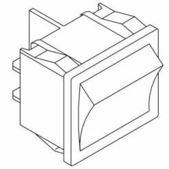 Interrupteur Bipolaire Vertical Marche/arr�t GT/GTM 110/1100 /DIEMATIC, DE DIETRICH, Ref. 95325027 - Besoin D'Habitat -De Dietrich Soldes 18485086 2