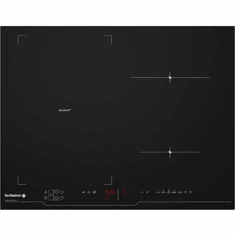 Table De Cuisson Induction 65cm 4 Feux 7400w - Dti1043b - De Dietrich - Noir 3 Table De Cuisson Induction 65cm 4 Feux 7400w - Dti1043b - De Dietrich - Noir
