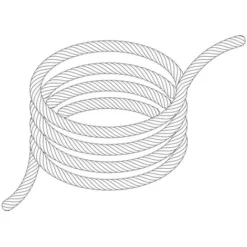 Tresse EVERSIL Carrée 10 Le Mètre Vendue Au Mètre Réf. 95086010 DE DIETRICH, Tresse, 10 Mm -De Dietrich Soldes 7998081 2