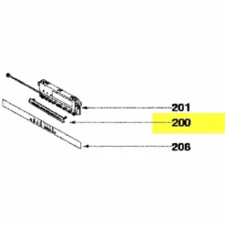 BARRETTE ASSEMBLEE POUR HOTTE DE DIETRICH - 74X4393